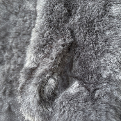 【YH707】實拍高質感毛茸茸仿皮毛保暖一体毛绒外套＋圍巾251113