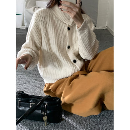 【H5491】實拍秋冬毛呢鬆緊腰加厚闊腿休閒褲251109