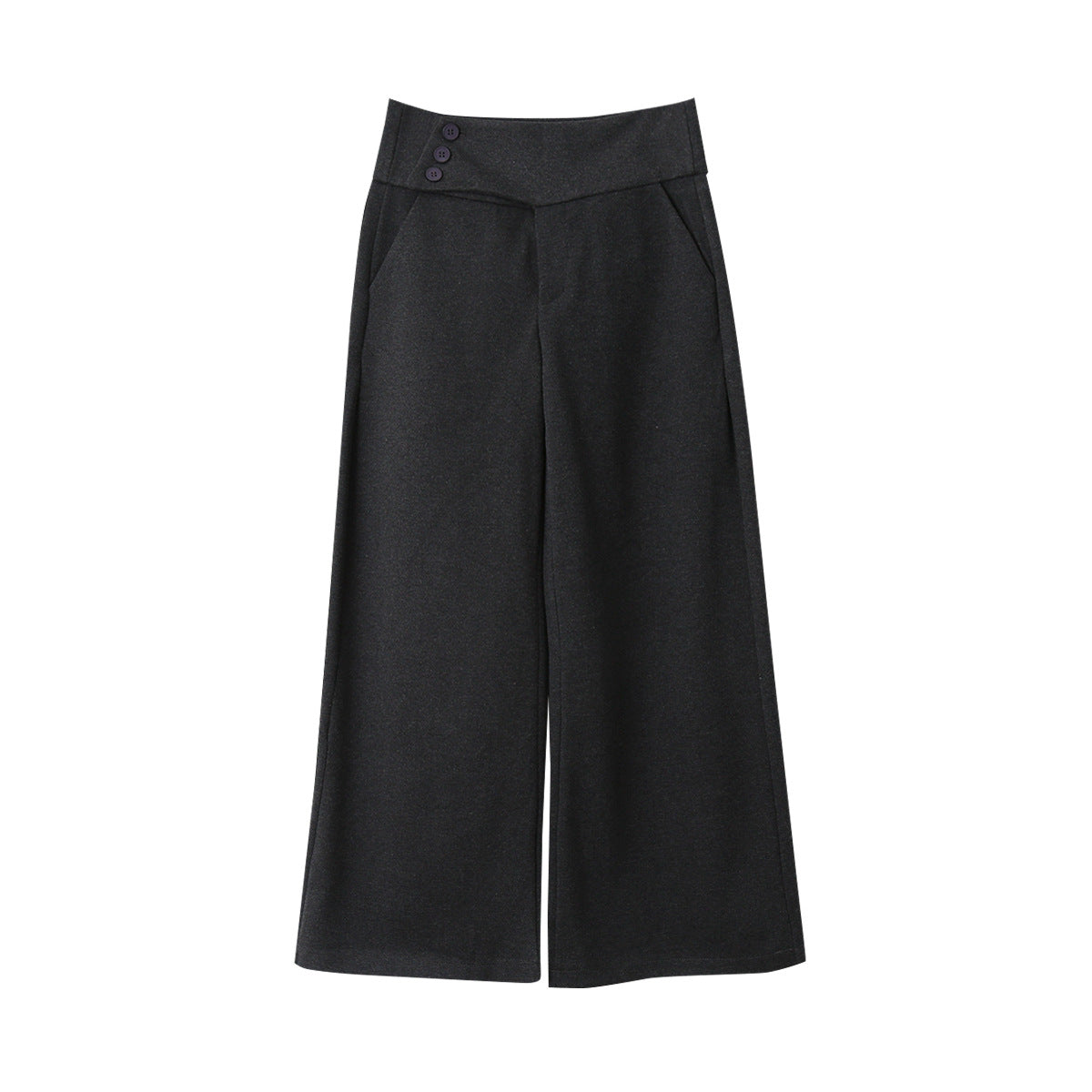 【LD11048】實拍S~XL秋冬毛呢厚款高腰直筒褲251202