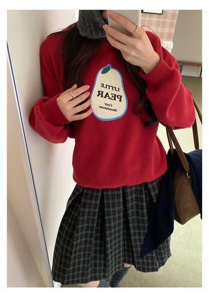 【H5515】實拍酪梨印花厚款加絨衛衣
251118