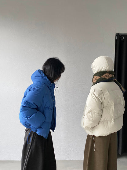 【cimz1728】實拍輕暖90％白鴨絨連帽羽絨外套251201