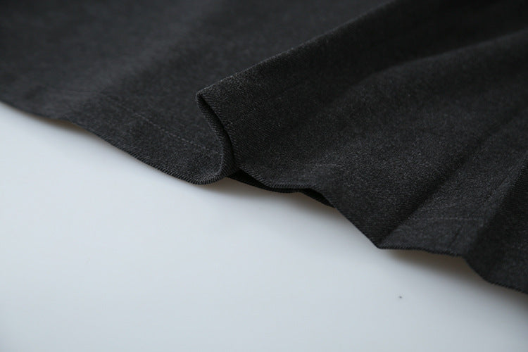 【LD3300】實拍S~XL韓版高腰顯瘦毛呢A字裙＋腰帶251103