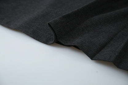 【LD3300】實拍S~XL韓版高腰顯瘦毛呢A字裙＋腰帶251103