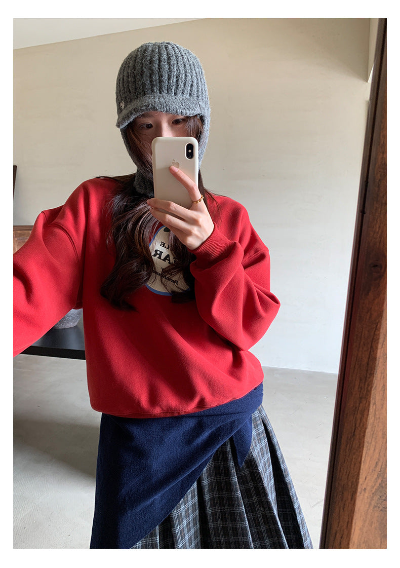 【H5515】實拍酪梨印花厚款加絨衛衣
251118