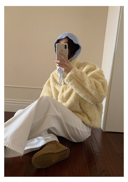 【H5512】實拍S~XL韓國保暖加絨白色牛仔褲251118