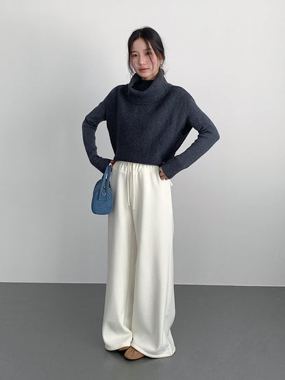 【LD11065】實拍半高領針織衫+針織背心251209