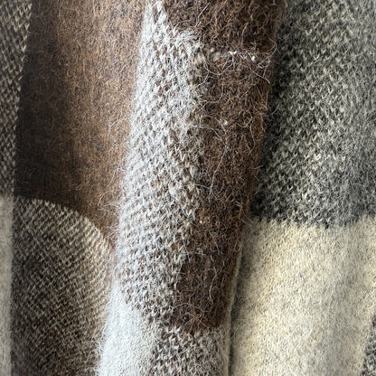 【YP2576】 實拍日系復古格子針織馬甲(含羊毛3%) 251023