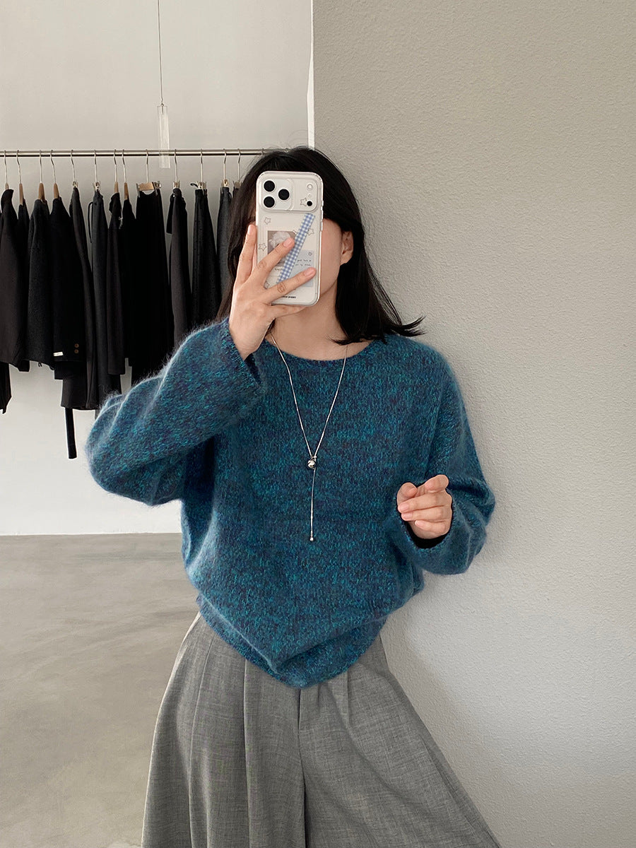 【cimz1373】實拍黑標奢柔雲朵 95羊毛5羊絨慵懶加厚針織毛衣251128