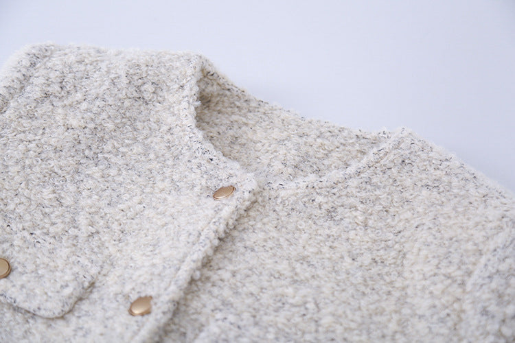 【LD9507】實拍高級感小香風粗花呢子外套251110