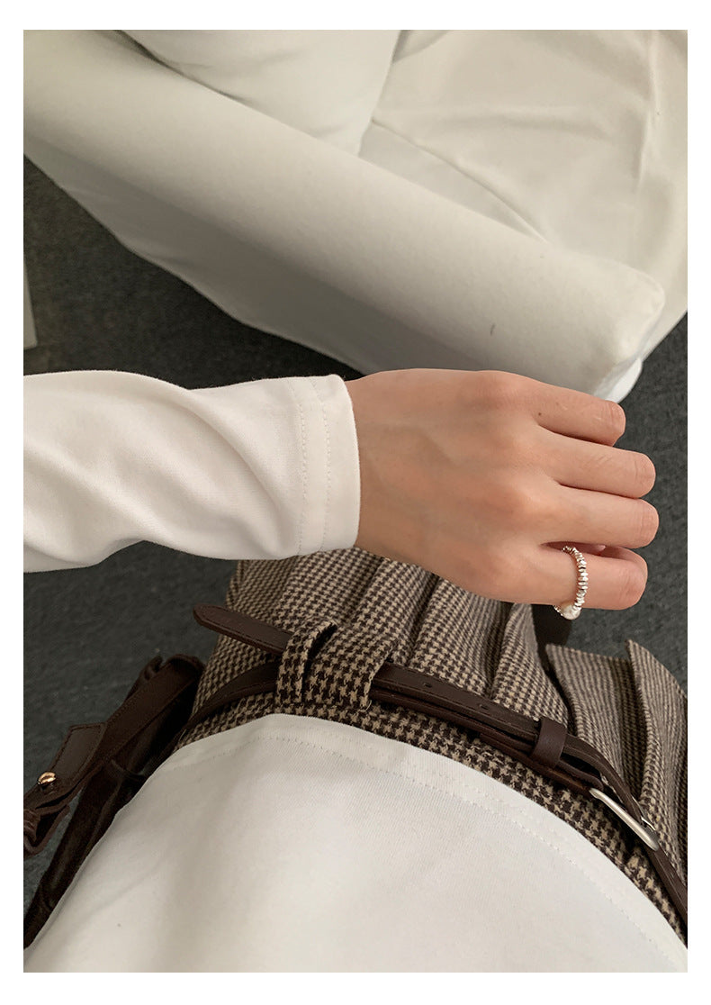 【H5482】實拍磨毛舒適質感刺繡長袖T恤251109