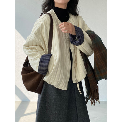 【cimz1706】實拍韓系氣質清新輕薄款棉服外套251120