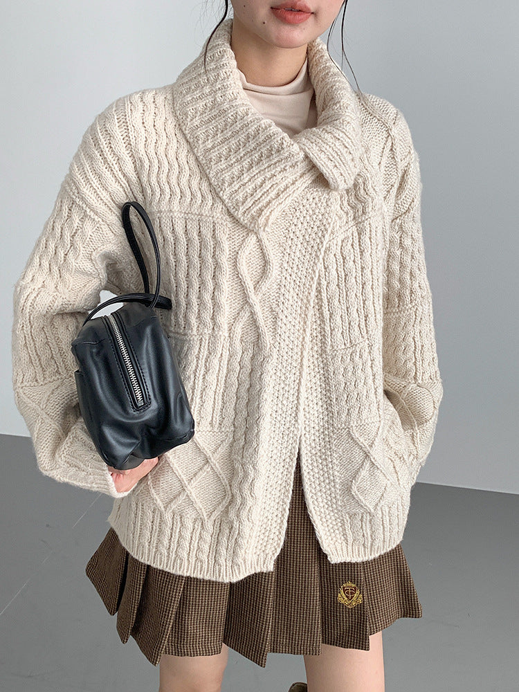 【LD3299】實拍S~XL秋冬露思同款～刺繡毛呢百褶裙251103