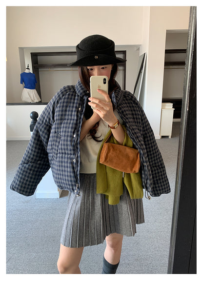 【H5518】實拍復古中性條紋針織衫＋針織百褶裙251125