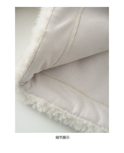 【H5506】實拍 溫柔輕奢皮毛一體保暖仿皮草大衣外套251118