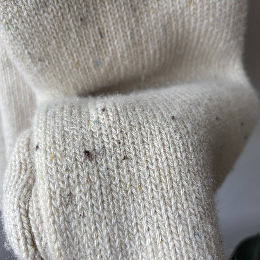 【Y276】實拍冬季軟糯慵懶保暖針織毛衣（棉羊毛10%)251106