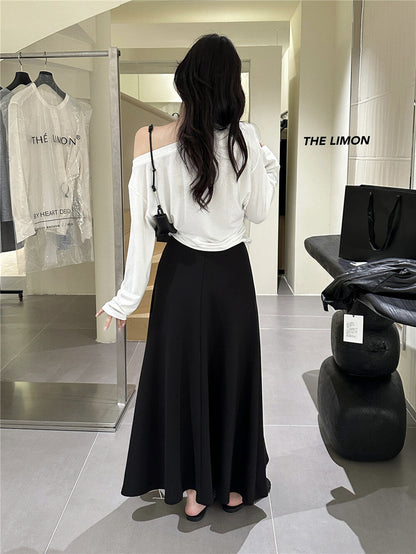 【L1130】實拍檸檬休閒顯瘦空氣棉A字裙251117