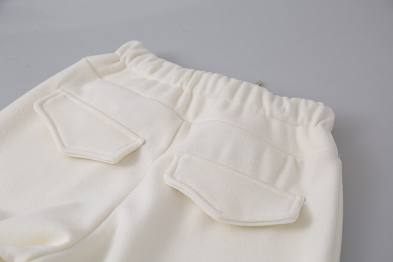 【LD11056】實拍慵懶高級感超修飾微喇叭衛褲251209