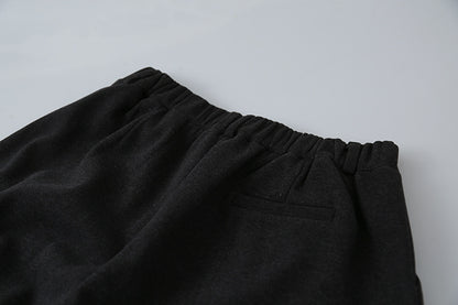 【LD11035】實拍S~L韓版寬鬆高腰毛呢加絨加厚九分褲251124