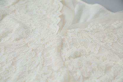 【LD3295】實拍法式喇叭袖加絨蕾絲衫251103