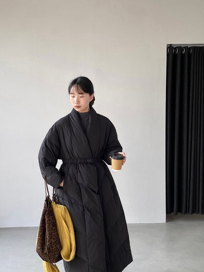 【cimz6386】實拍歐美大氣抗寒鎖温收腰氣質羽絨外套（白鴨絨90%)251120