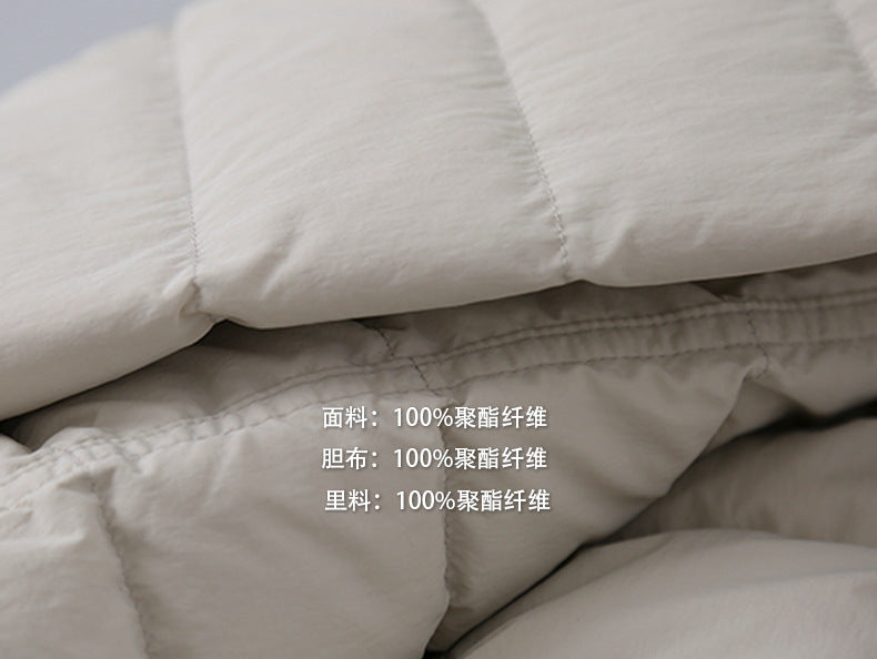 【LD11067】實拍簡約設計保暖立領含絨棉服外套（白鴨絨50%)
251209