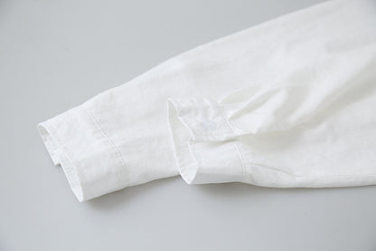 【LD2054】實拍麂皮絨感刺繡襯衫251103