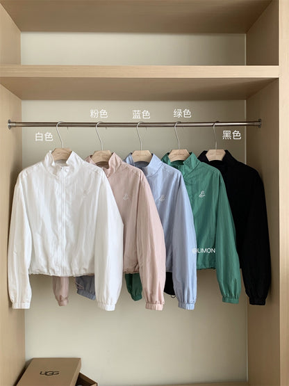 【L8108】實拍春季輕薄透氣休閒運動防曬外套250421