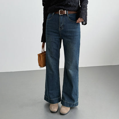 【LD3286】實拍S~XL冬季植絨加絨高腰彈力牛仔褲+鑰匙扣251103