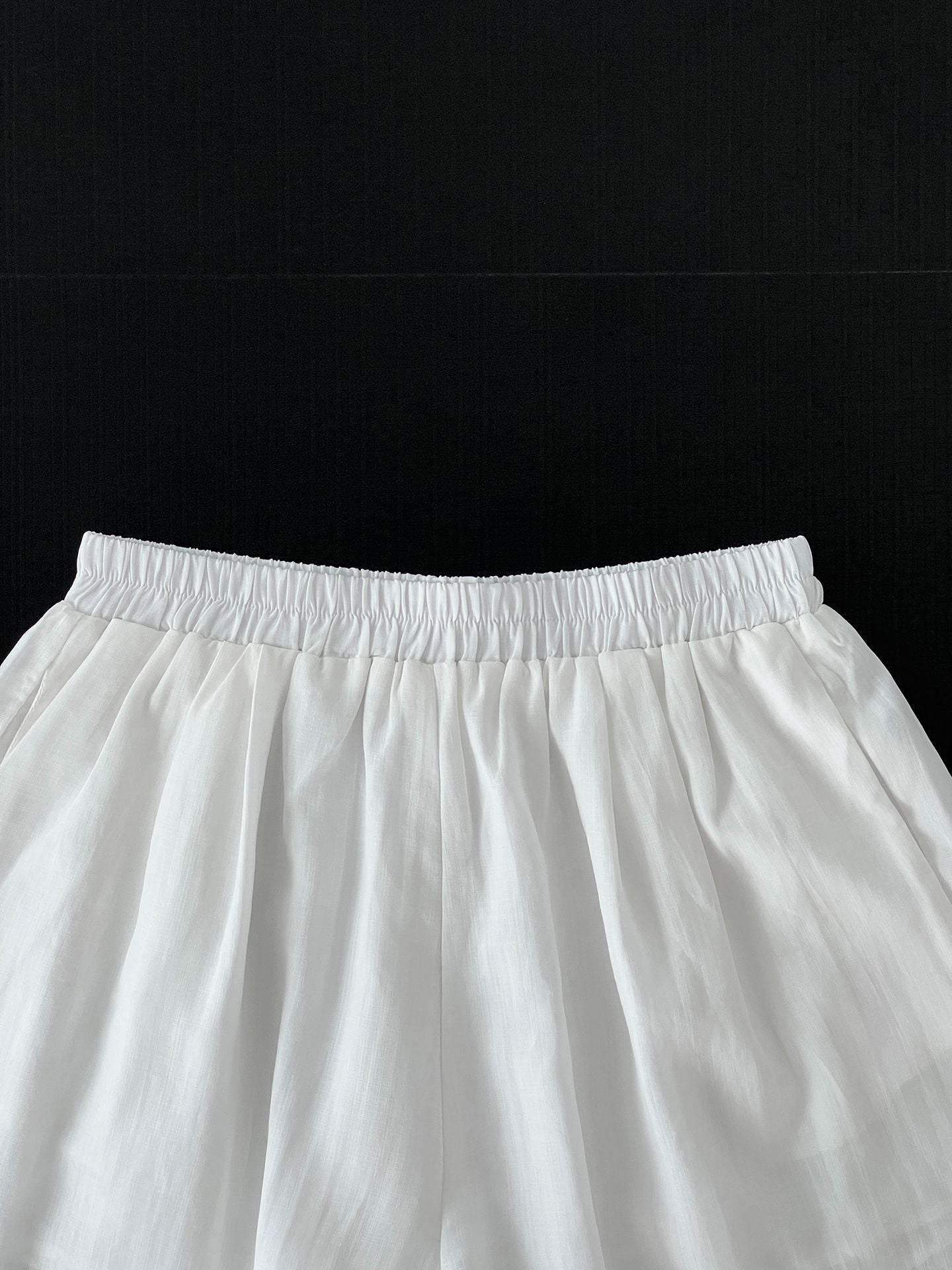 【cimz66173】老錢風休閒穿搭☕小馬刺繡防曬棉麻五分袖上衣+短褲兩件套260612