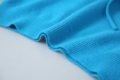 【LD3294】實拍慵懶復古立領羊駝絨針織衫251103