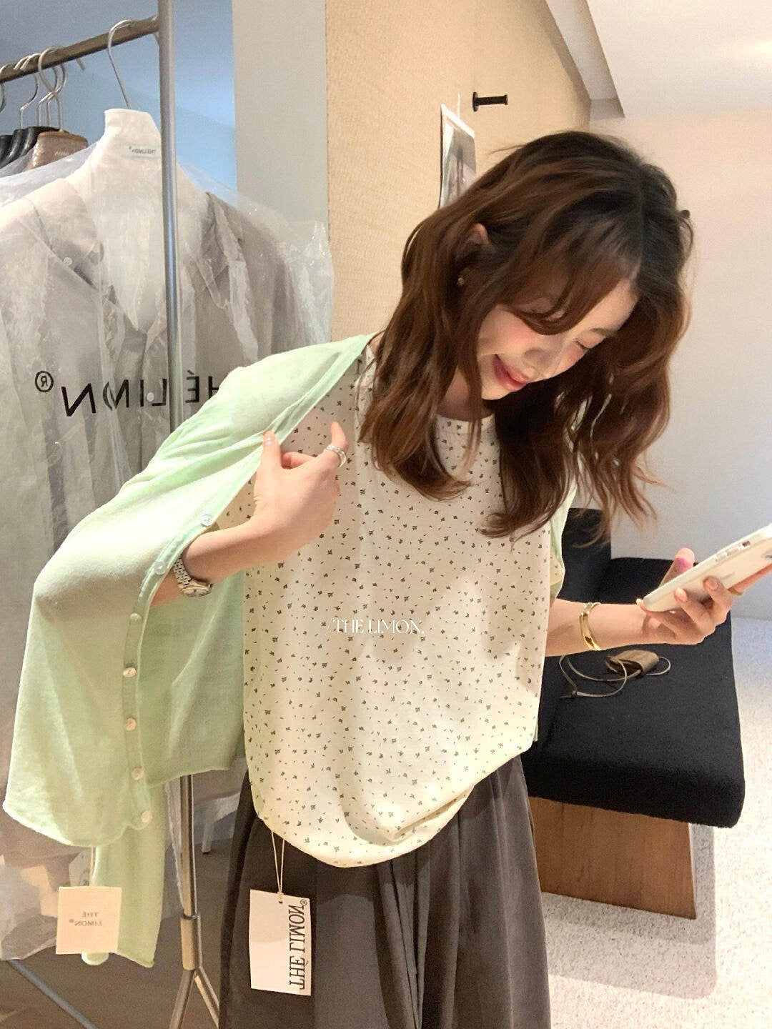 【L10613】溫柔甜美初戀感🌸碎花百搭寬鬆顯瘦圓領短袖T恤260511