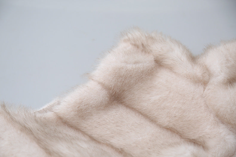 【LD11042】實拍皮毛一體立領拉鍊背心外套251202