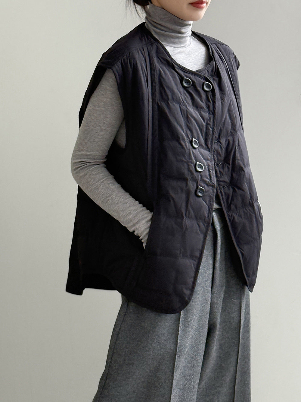 【Y82633】實拍輕暖羽絨背心（含90％白鴨絨）251016