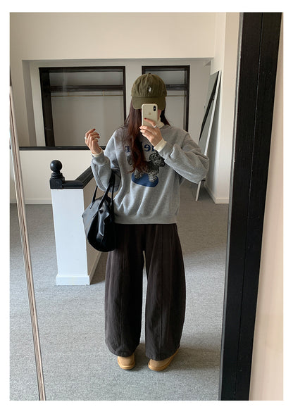 【H5519】實拍S~XL美式天絲棉厚款彎刀休閒褲251125