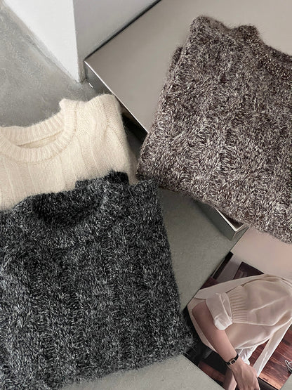 【cimz0307】實拍高級軟糯加厚針織毛衣(羊毛8％）251201