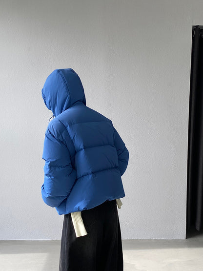 【cimz1728】實拍輕暖90％白鴨絨連帽羽絨外套251201