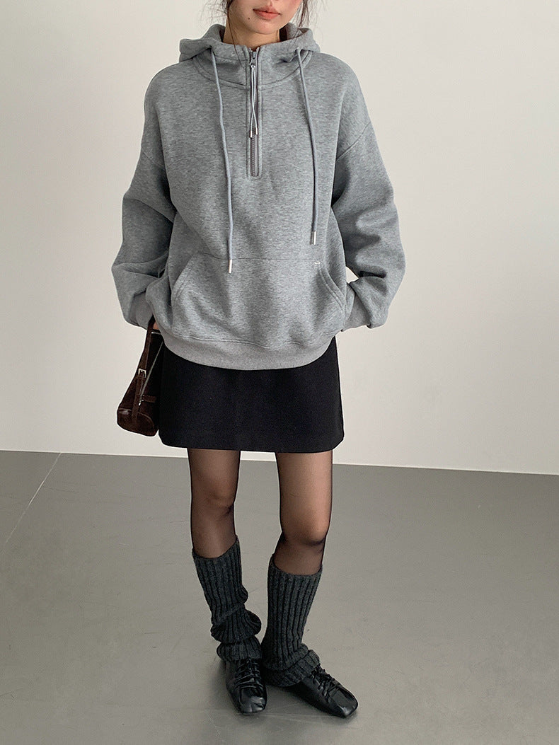 【LD11068】實拍S~XL加厚羊毛呢高腰a字短裙(羊毛10%)251209