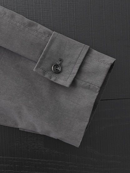 【cim1659】實拍秋冬復古英倫翻領風衣外套＋繫帶251030