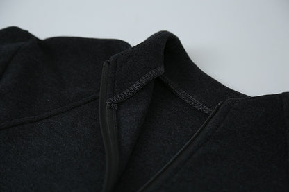 【LD3293】實拍立領雙頭拉鍊衞衣外套251103