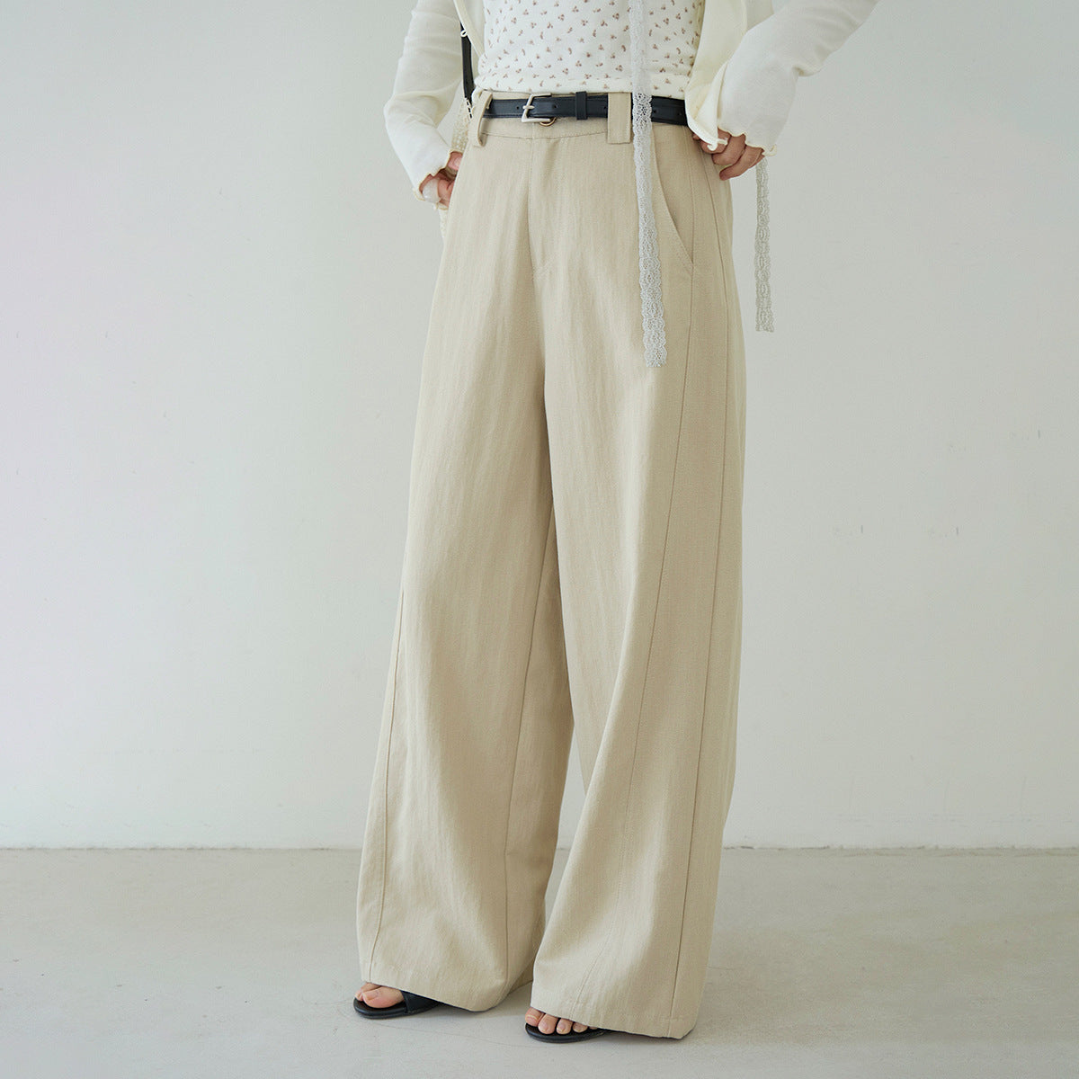 【LD11178】實拍韓系慵懶鬆弛感☁️百搭高腰水洗直筒休閒寬褲260317