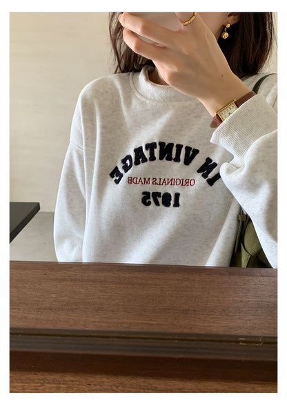 【H5507】實拍假兩件毛巾絨大版加厚衛衣251118