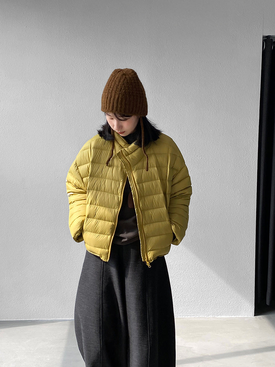 【cimz6383】實拍高領寶款排骨白鴨絨外套（白鴨絨90）251120