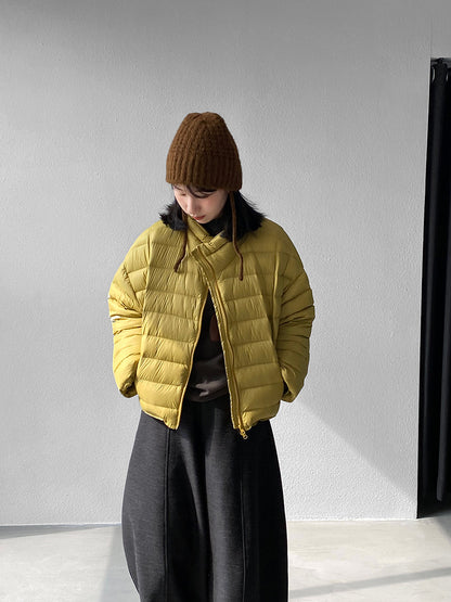 【cimz6383】實拍高領寶款排骨白鴨絨外套（白鴨絨90）251120