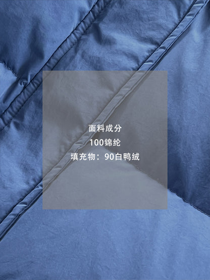 【cimz1728】實拍輕暖90％白鴨絨連帽羽絨外套251201