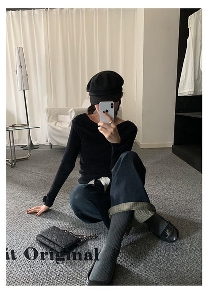 【H5483】實拍S~XL復古加厚水洗直筒牛仔褲251109