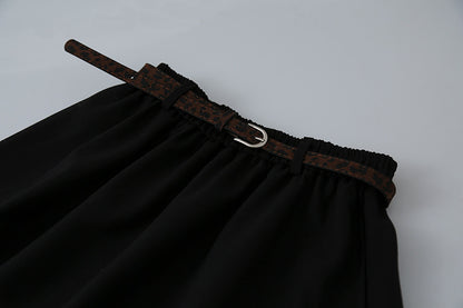 【LD11034】實拍毛呢超顯瘦保暖高腰大裙擺a字裙251124