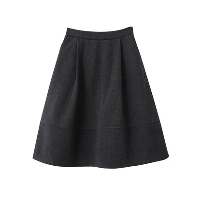 【LD11046】實拍miu感花苞毛尼a字裙251202