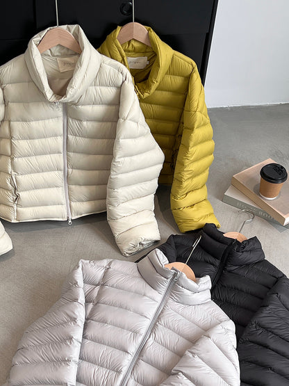 【cimz6383】實拍高領寶款排骨白鴨絨外套（白鴨絨90）251120