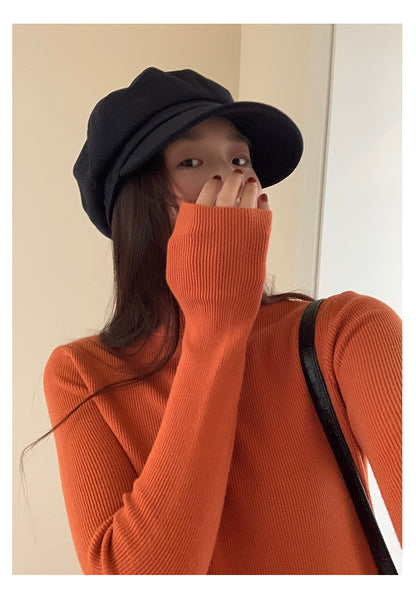 【H5525】實拍冬季7色高領毛織衫251125