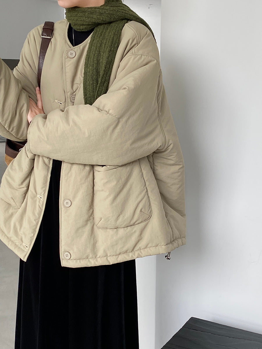 【cimz6376】實拍日系復古工裝夾棉加厚外套251120